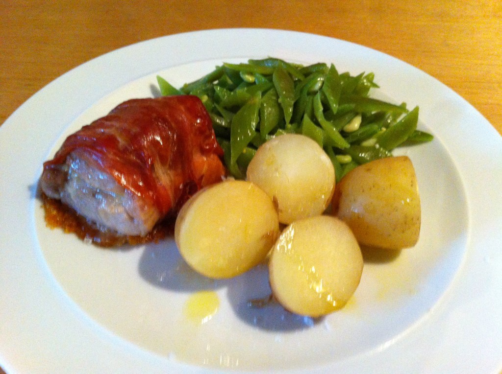 Prosciutto wrapped, fast roast pork&nbsp;tenderloin