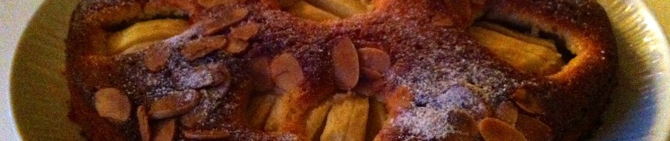 Apple and almond dessert cake