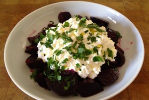 Roasted Beetroot with Cottage Cheese
