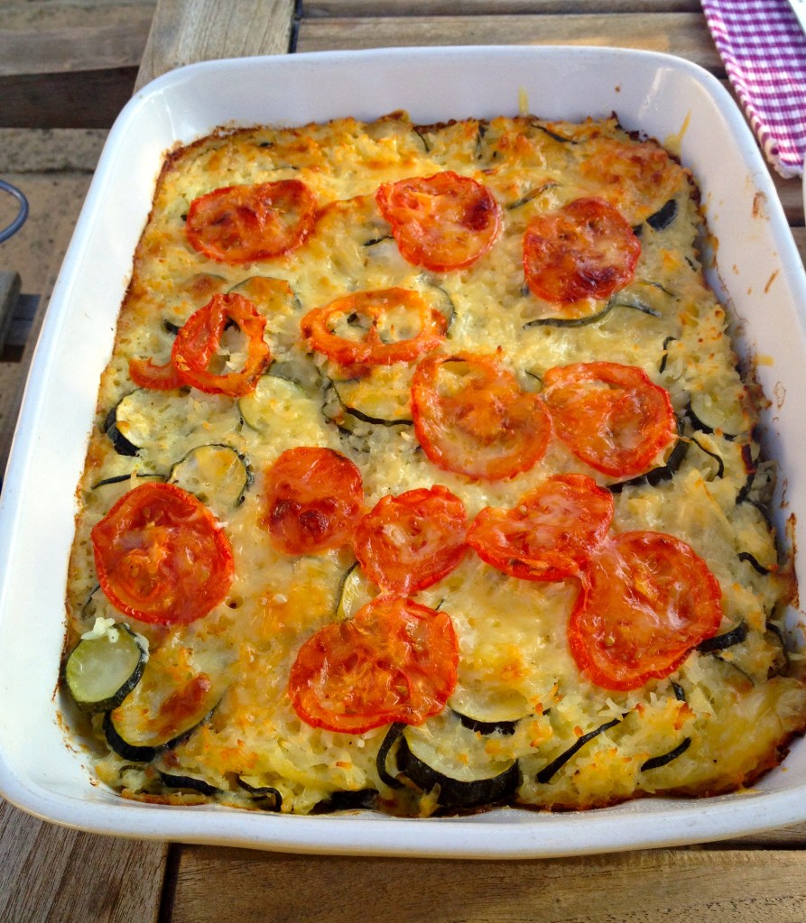 Courgette & Emmental Bake