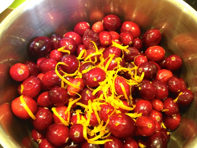 Fresh ranberry sauce