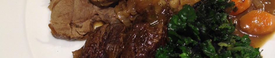 Braised saddle of venison