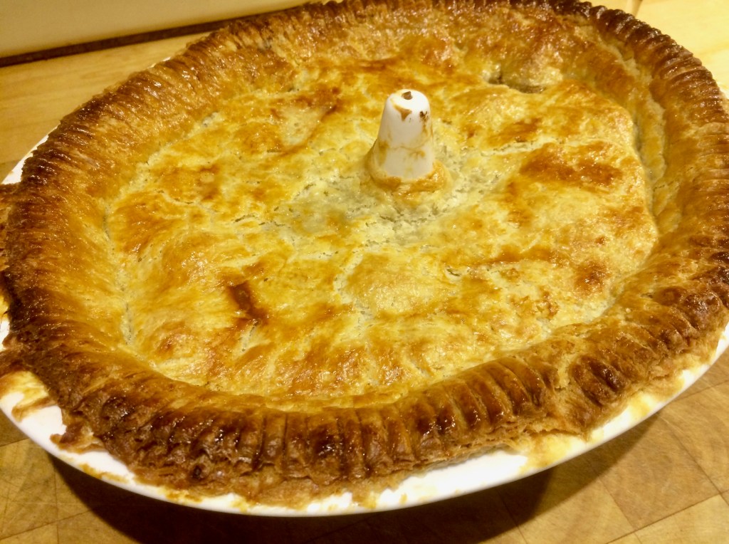 Steak and mushroom pie