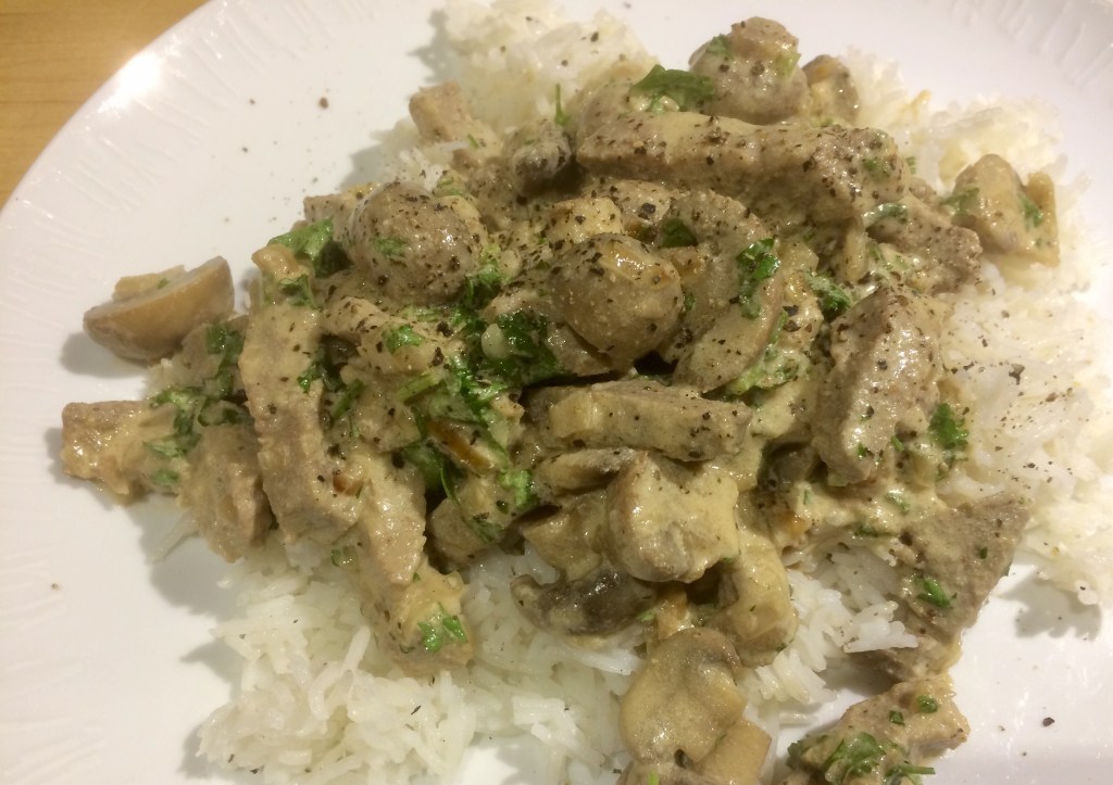 Cheat’s strogonoff