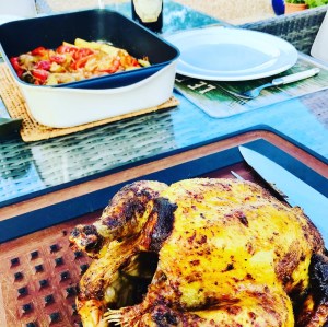 Poor man's potatoes and chicken