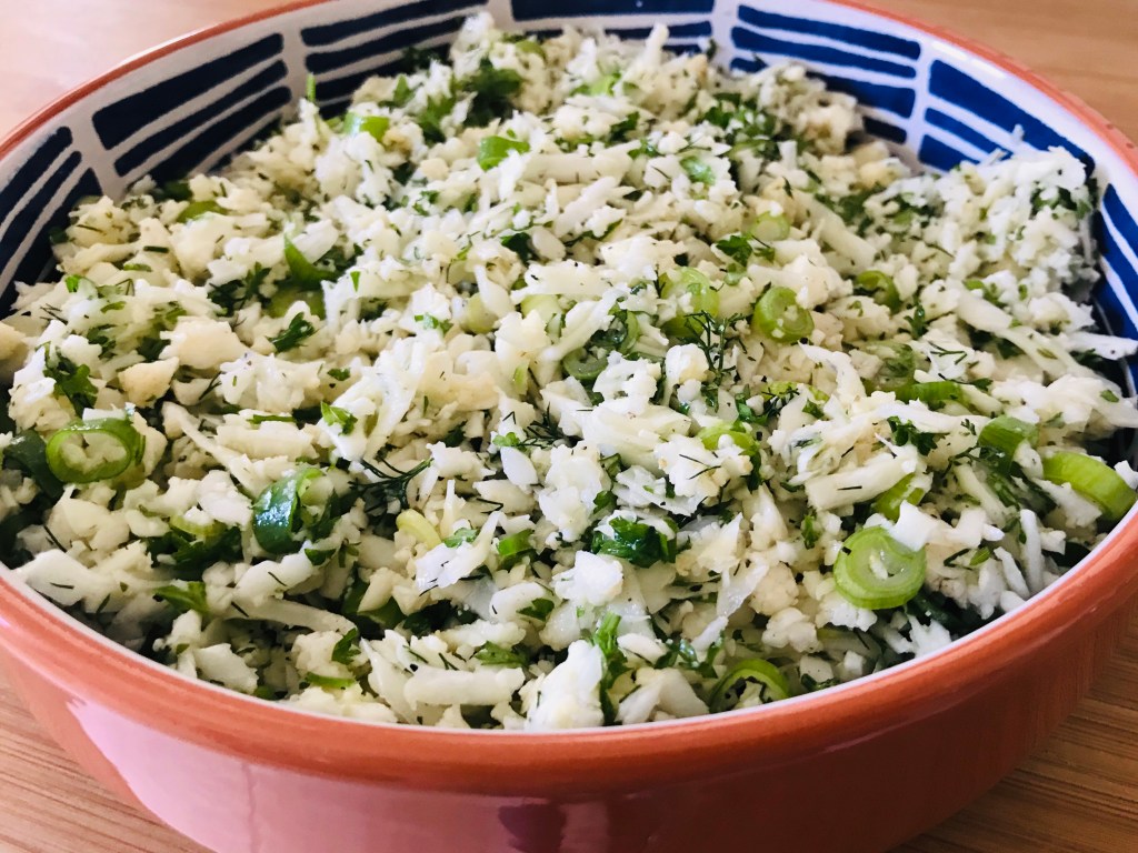 cauliflower herb salad