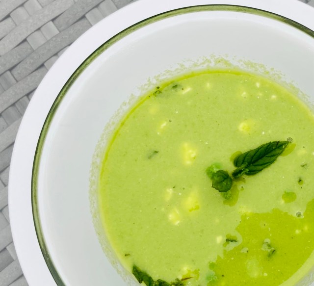 pea gazpacho