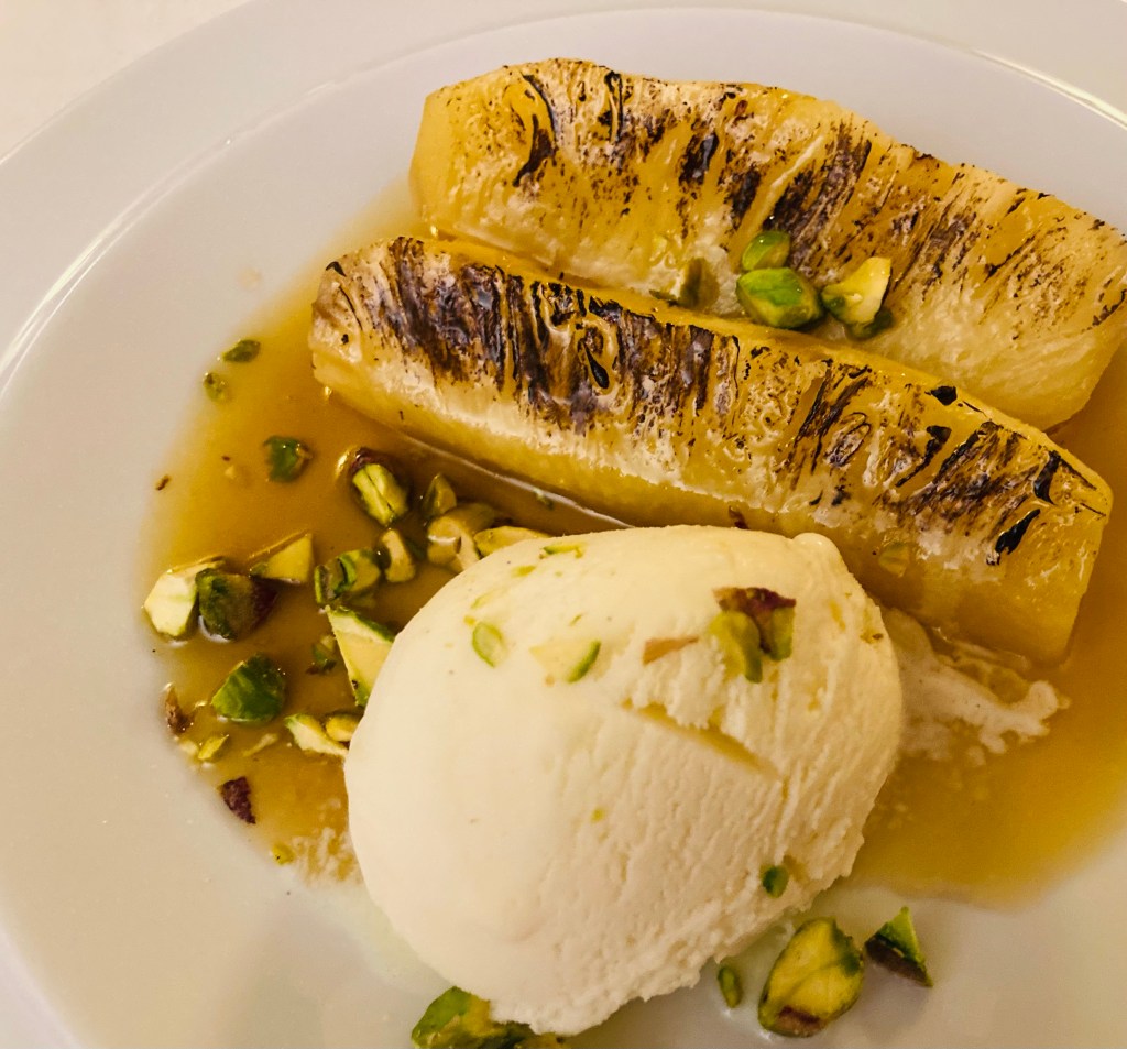 rum roasted pineapple