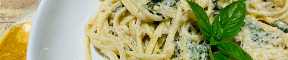 linguine with basil
