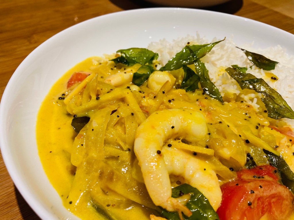 prawn curry with tomatoes