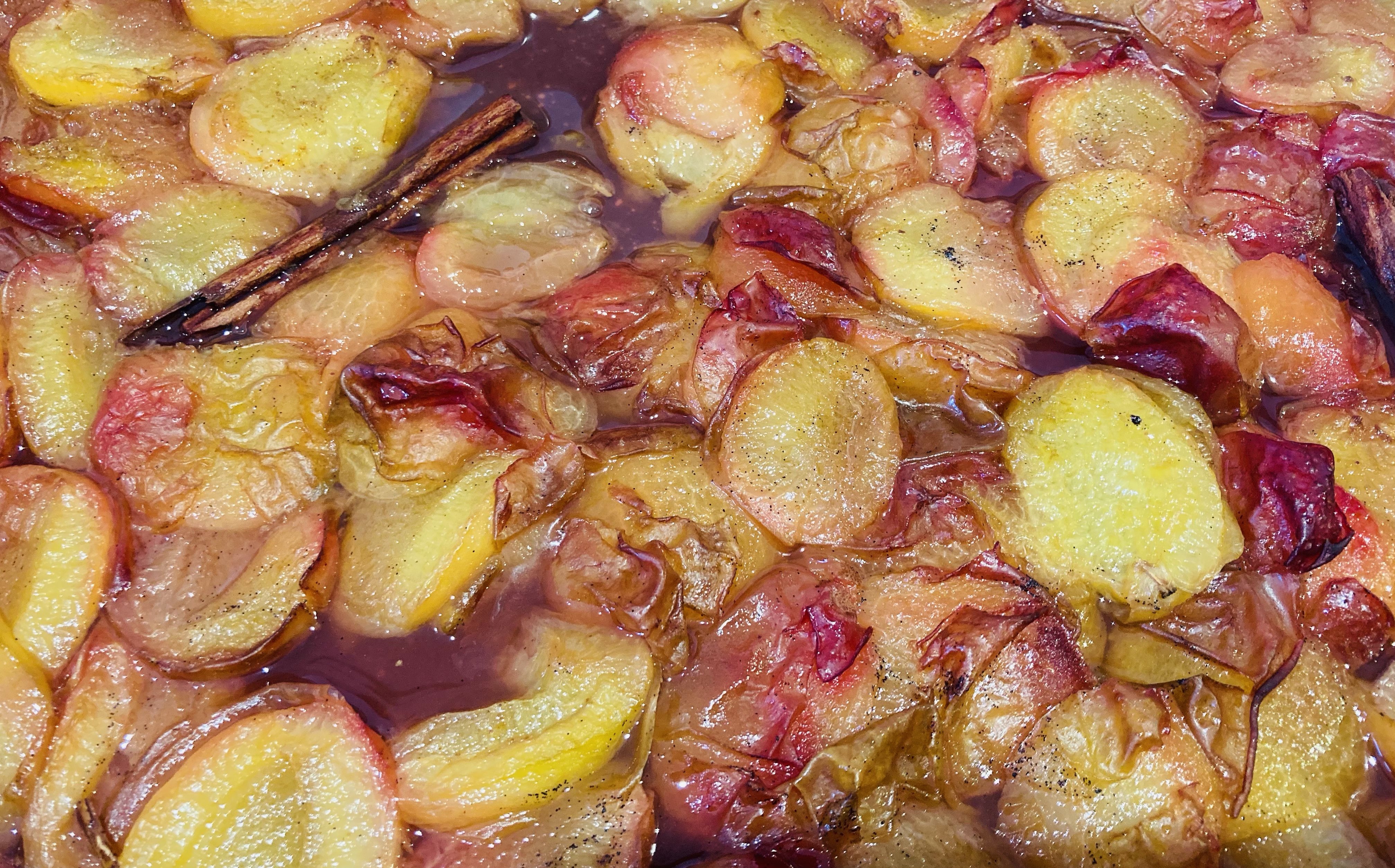 Roasted plums