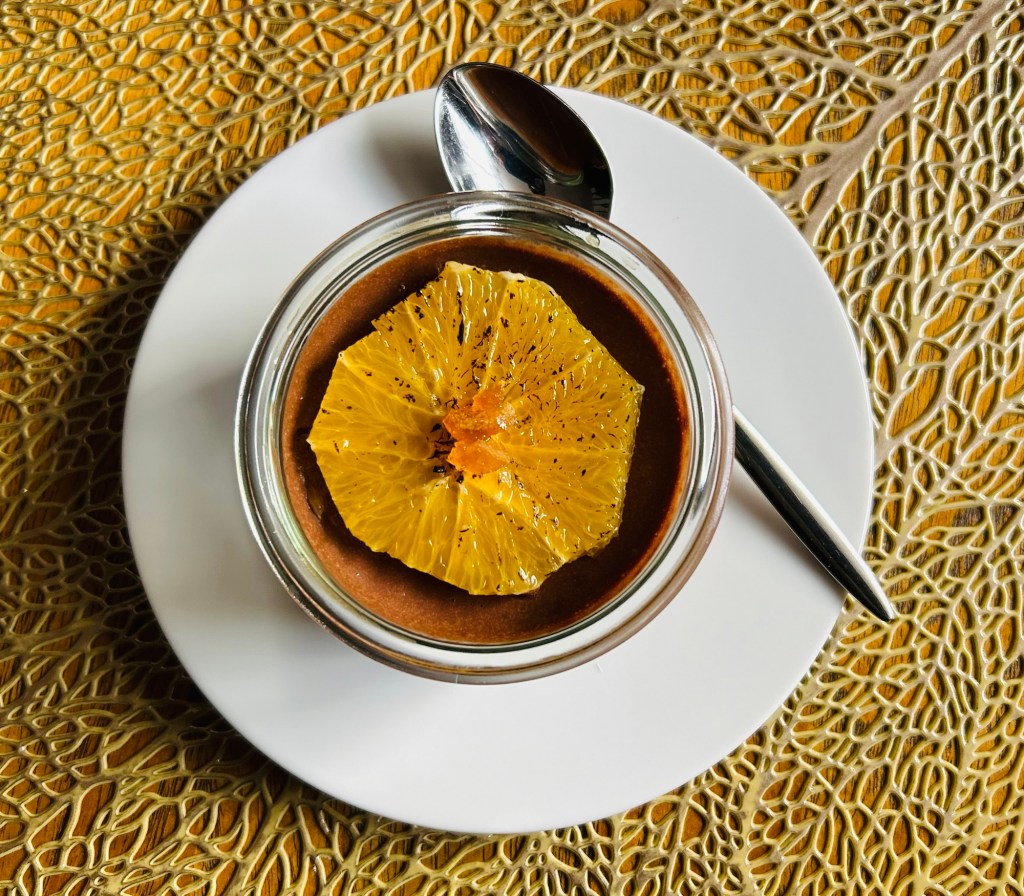 Chocolate orange mousse