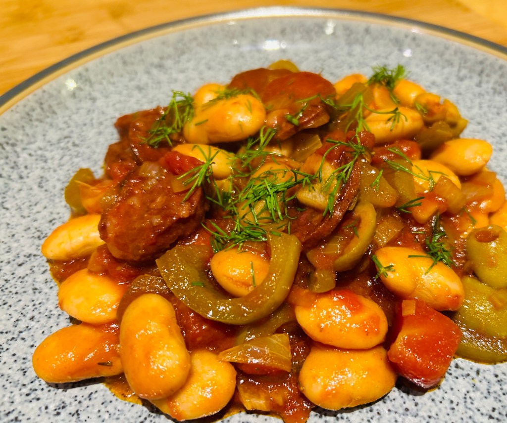 Bold butter bean stew