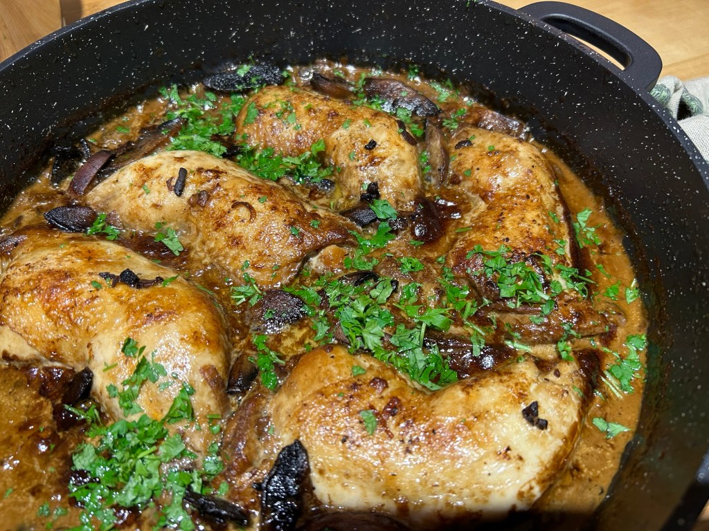 chicken with mushrooms