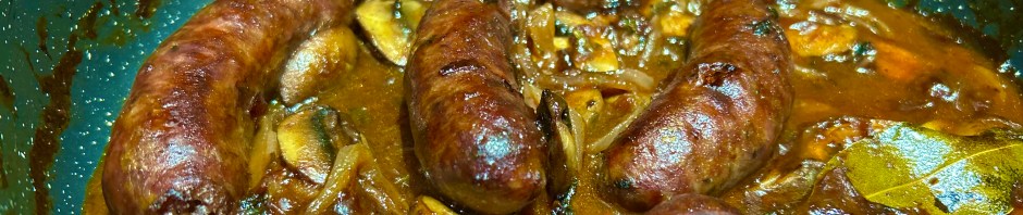 Venison sausages