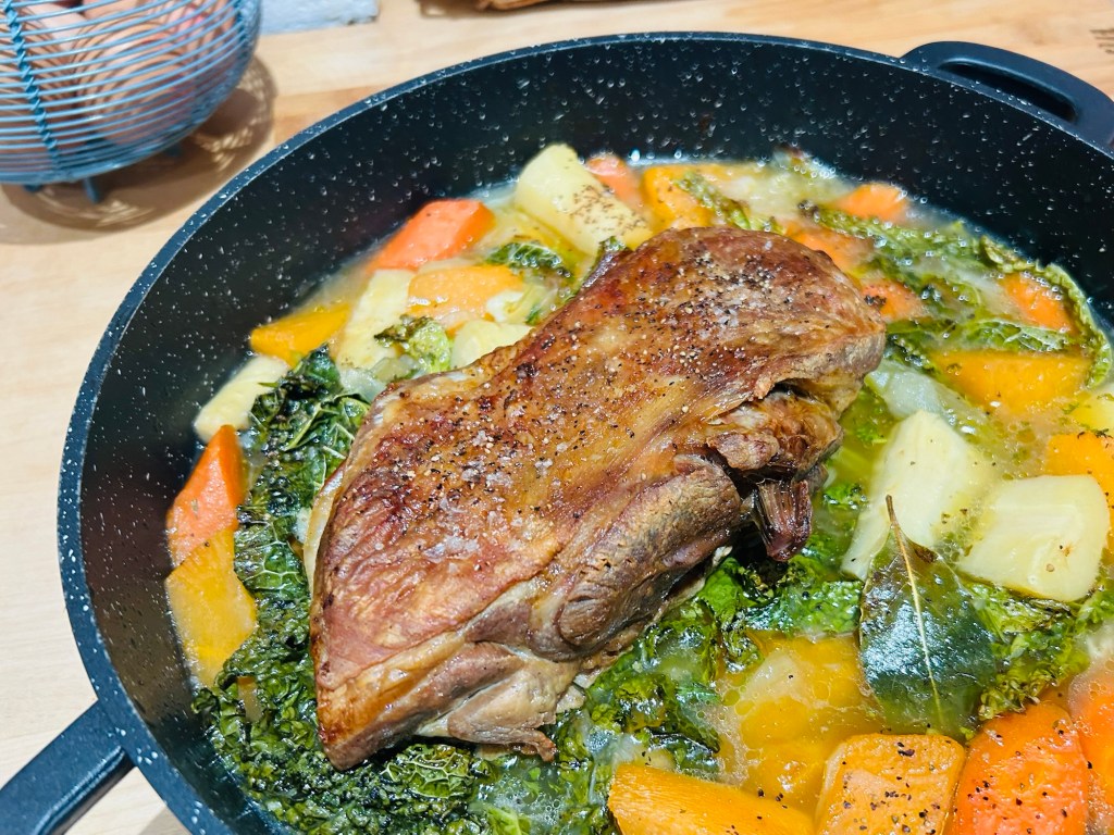 Roast shoulder of lamb