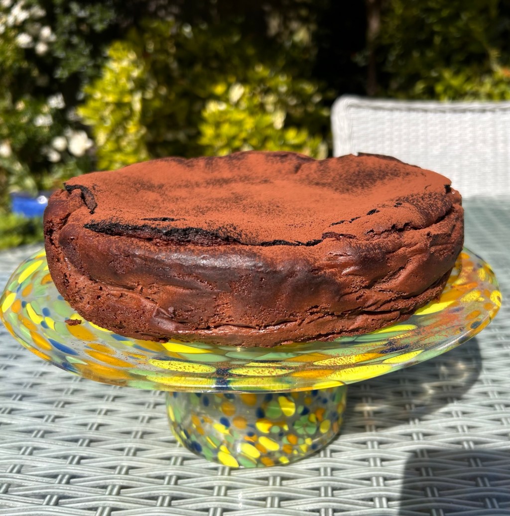 Chocolate burnt Basque cheesecake