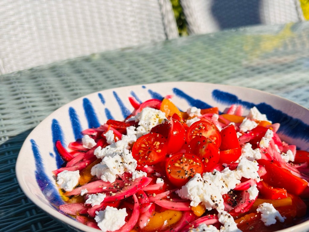 Roasted pepper salad
