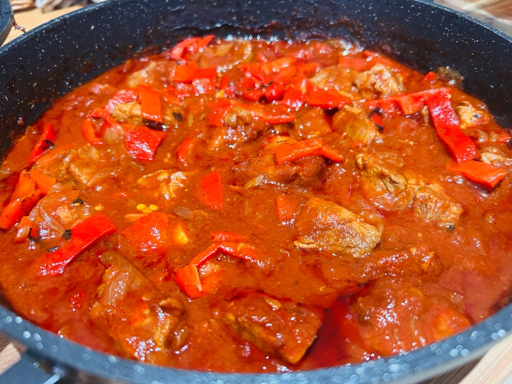 Pork with paprika